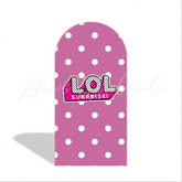 LOL Surprise Theme Happy Birthday Party Arch Backdrop Wall Cloth Cover